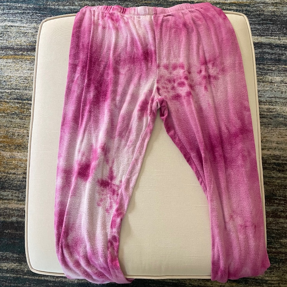 Wildfox Tie-Dye Pink Sweatpants